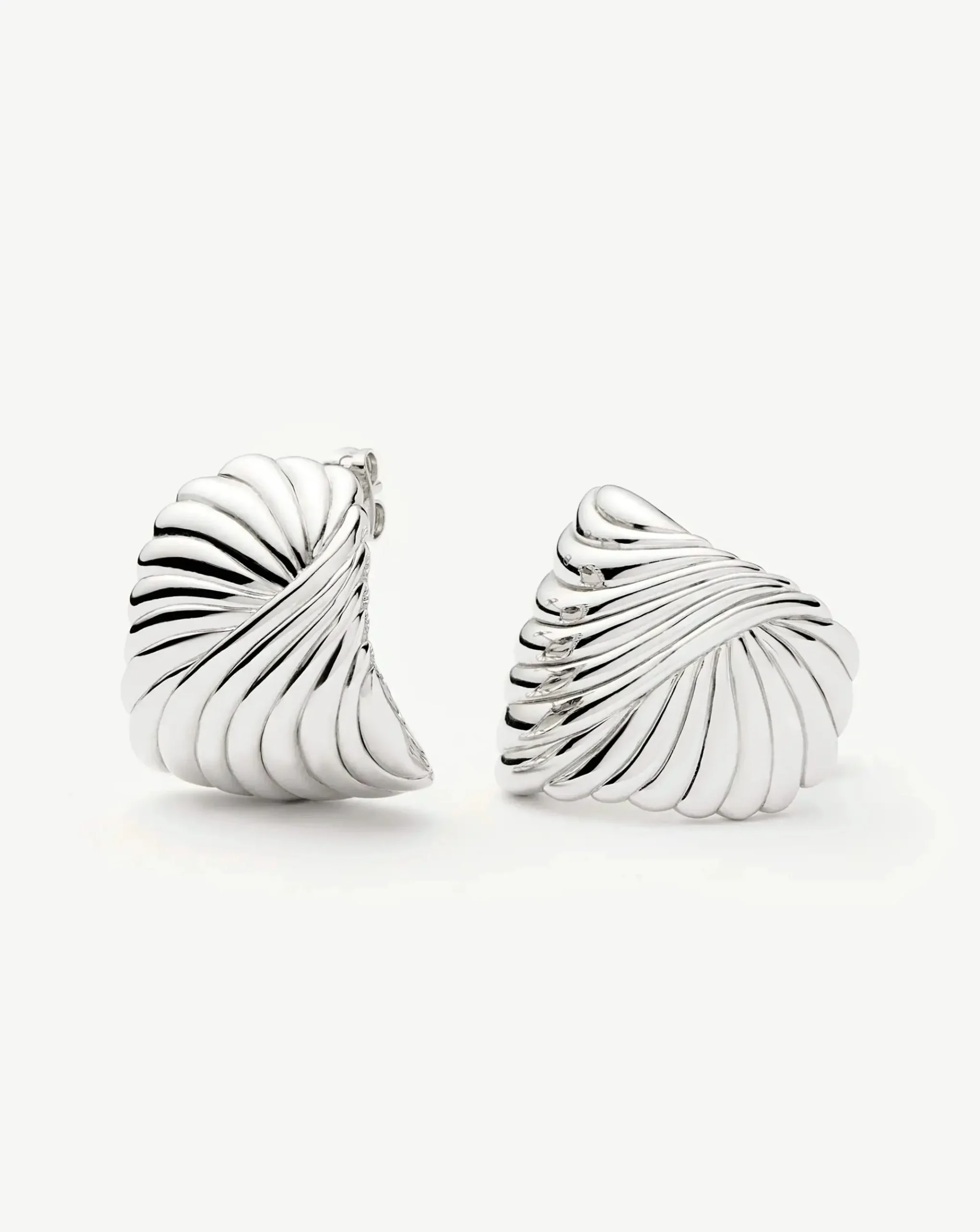 Ripple Oversized Stud Earrings
