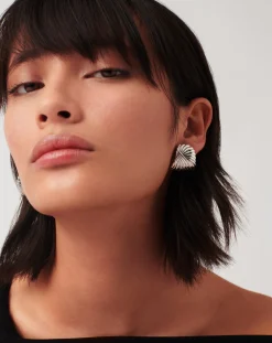 Ripple Oversized Stud Earrings