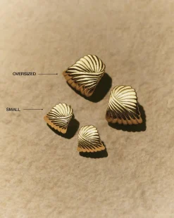 Ripple Oversized Stud Earrings
