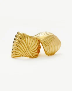 Ripple Oversized Stud Earrings