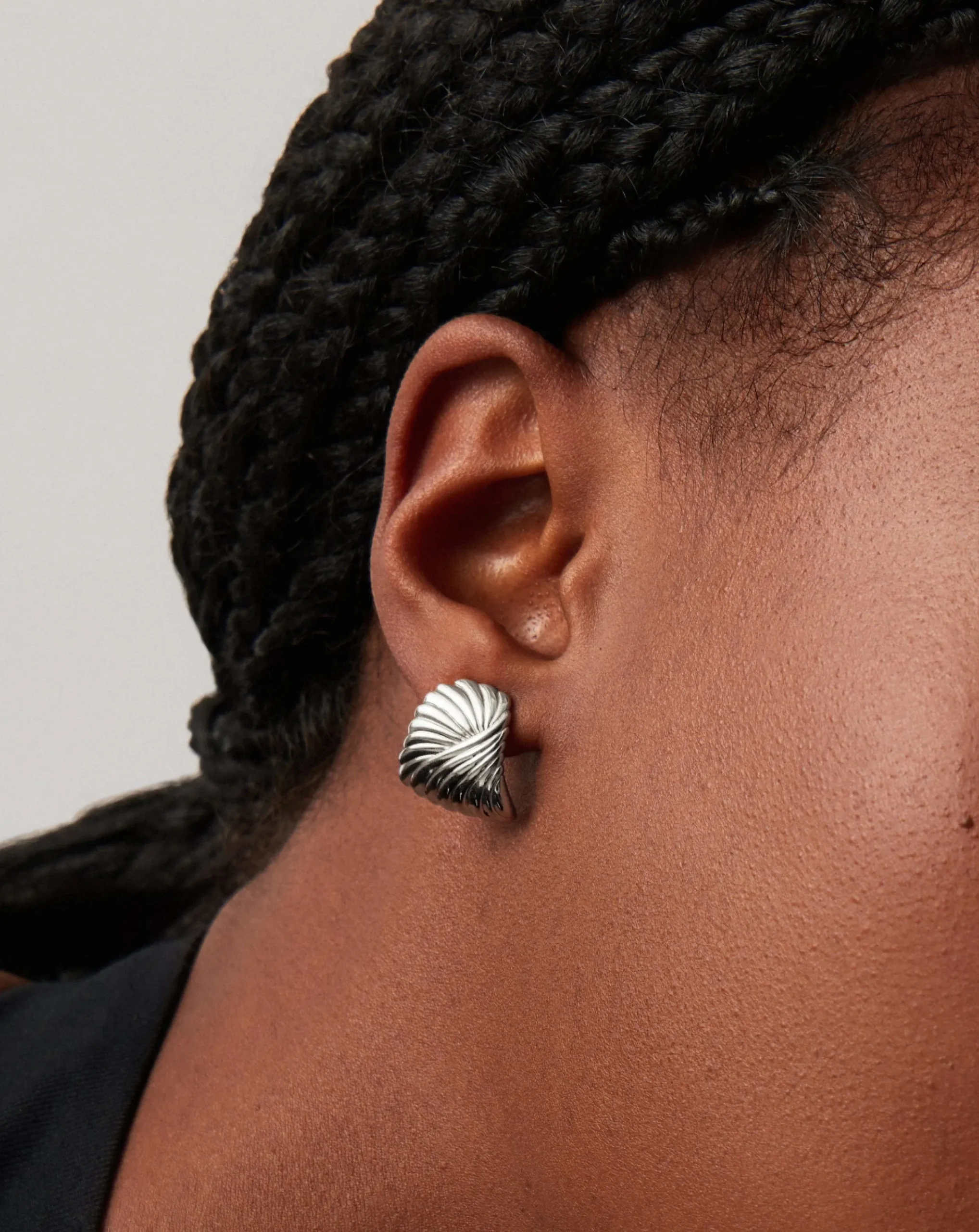 Ripple Stud Earrings