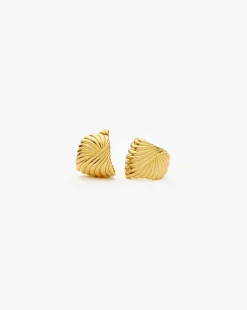 Ripple Stud Earrings