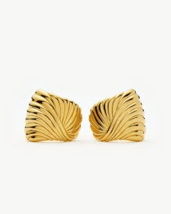 Ripple Stud Earrings