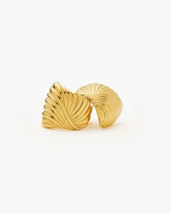 Ripple Stud Earrings