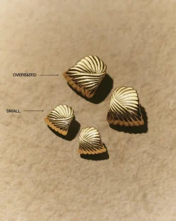Ripple Stud Earrings