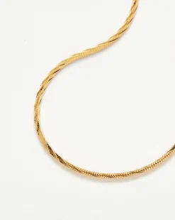 Savi Asymmetric Square Snake Chain Bracelet