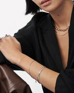 Savi Asymmetric Square Snake Chain Bracelet