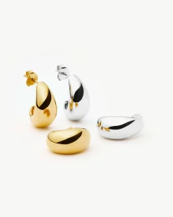 Savi Dome Mini Hoop Earring Set