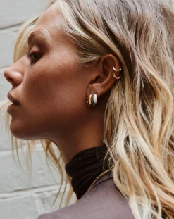 Savi Dome Mini Hoop Earring Set