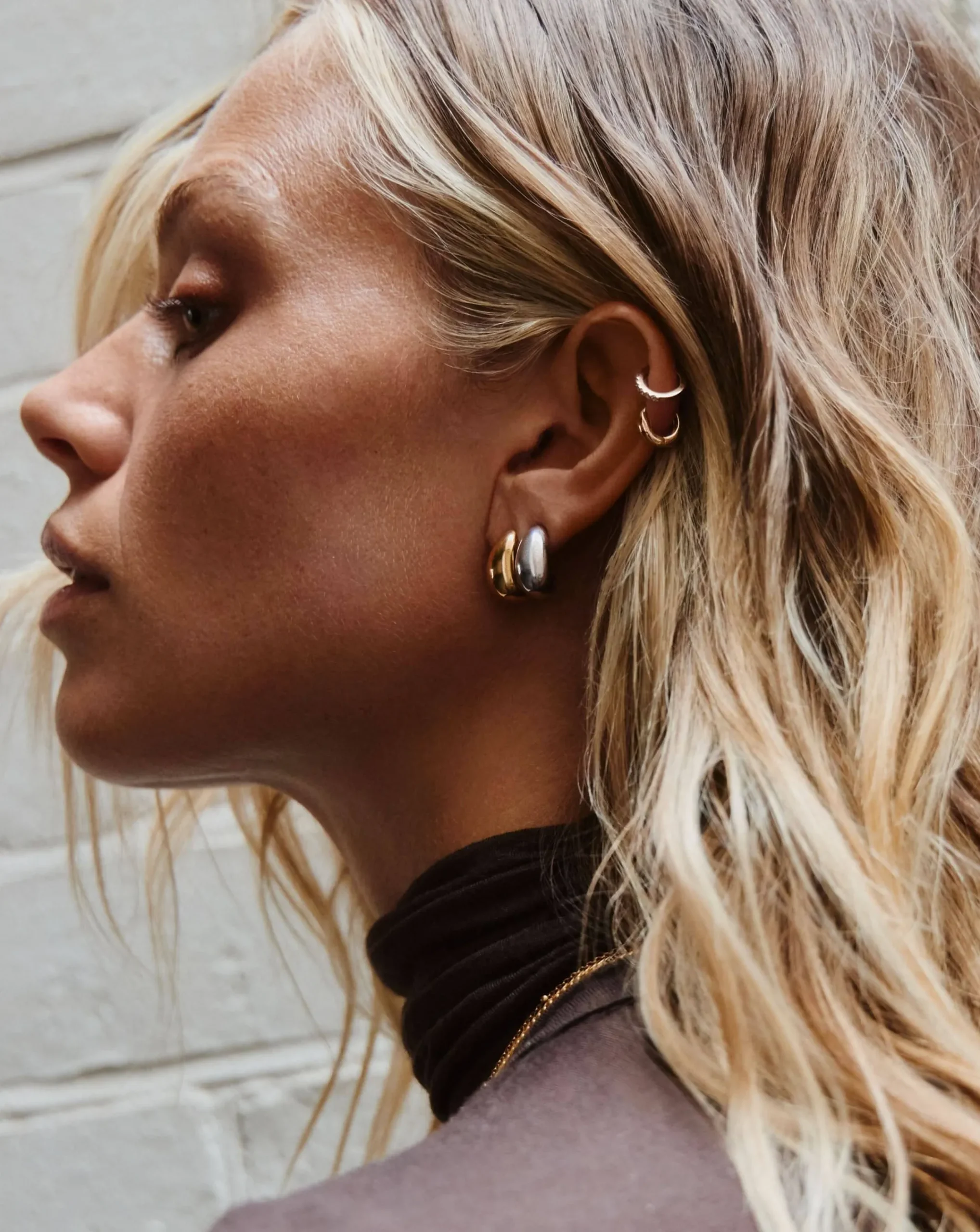 Savi Dome Mini Hoop Earring Set