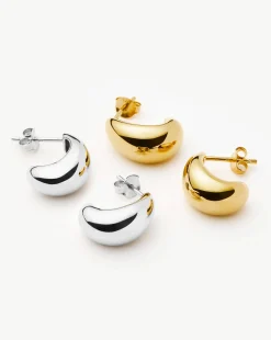 Savi Dome Mini Hoop Earring Set