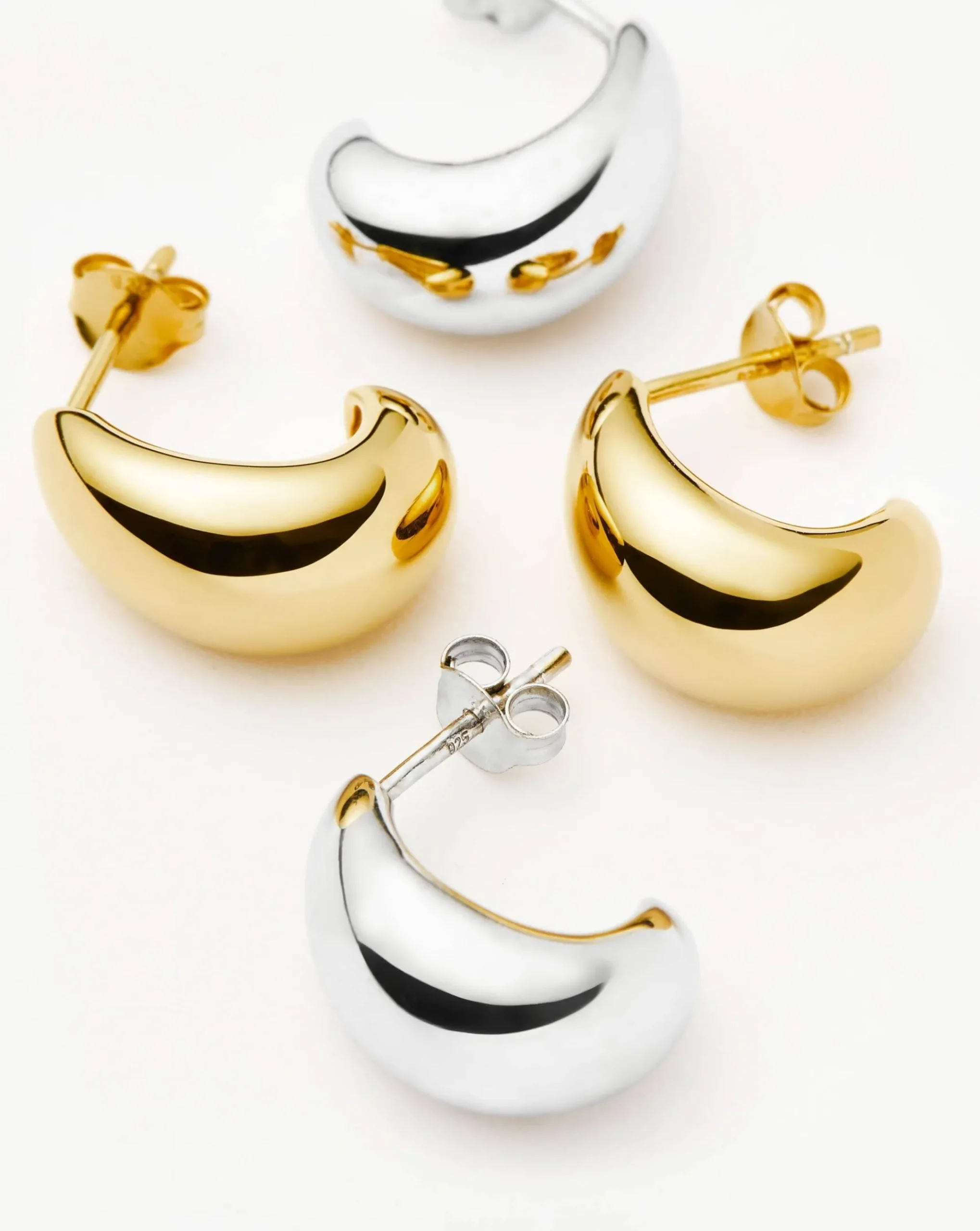 Savi Dome Mini Hoop Earring Set