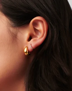Savi Dome Mini Hoop Earrings