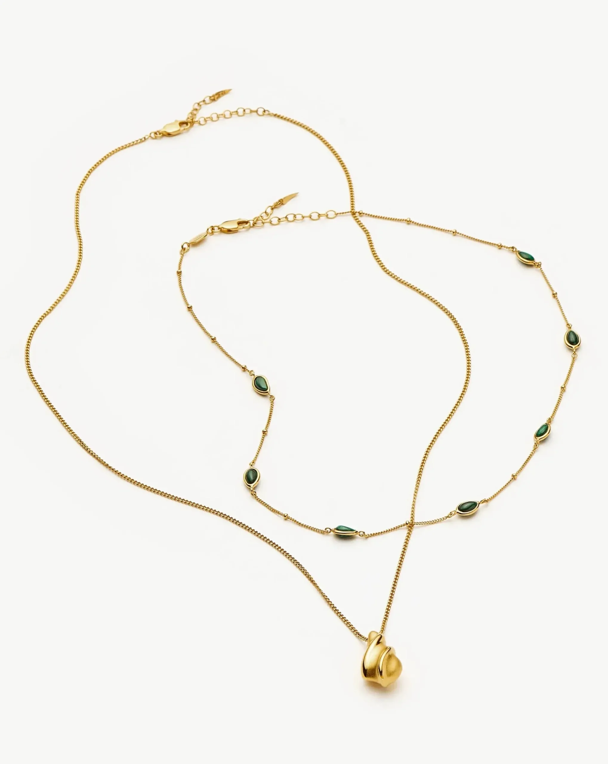 Savi Droplet Necklace & Magma Choker Set