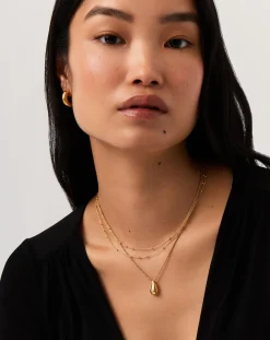 Savi Droplet Pendant & Double Necklace Set