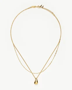 Savi Droplet Pendant Necklace Set