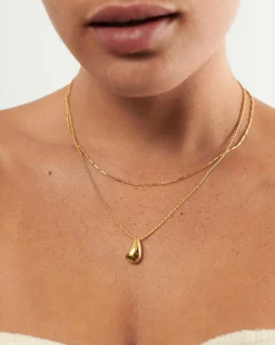 Savi Droplet Pendant Necklace Set