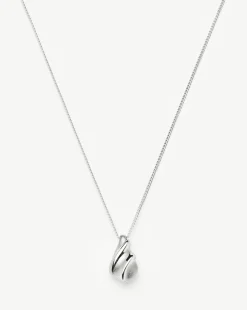 Savi Ridge Droplet Pendant Necklace