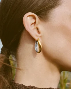 Savi Signature Medium Hoop Earrings