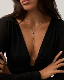 Savi Slider Lariat Chain Necklace