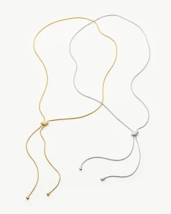 Savi Slider Lariat Chain Necklace