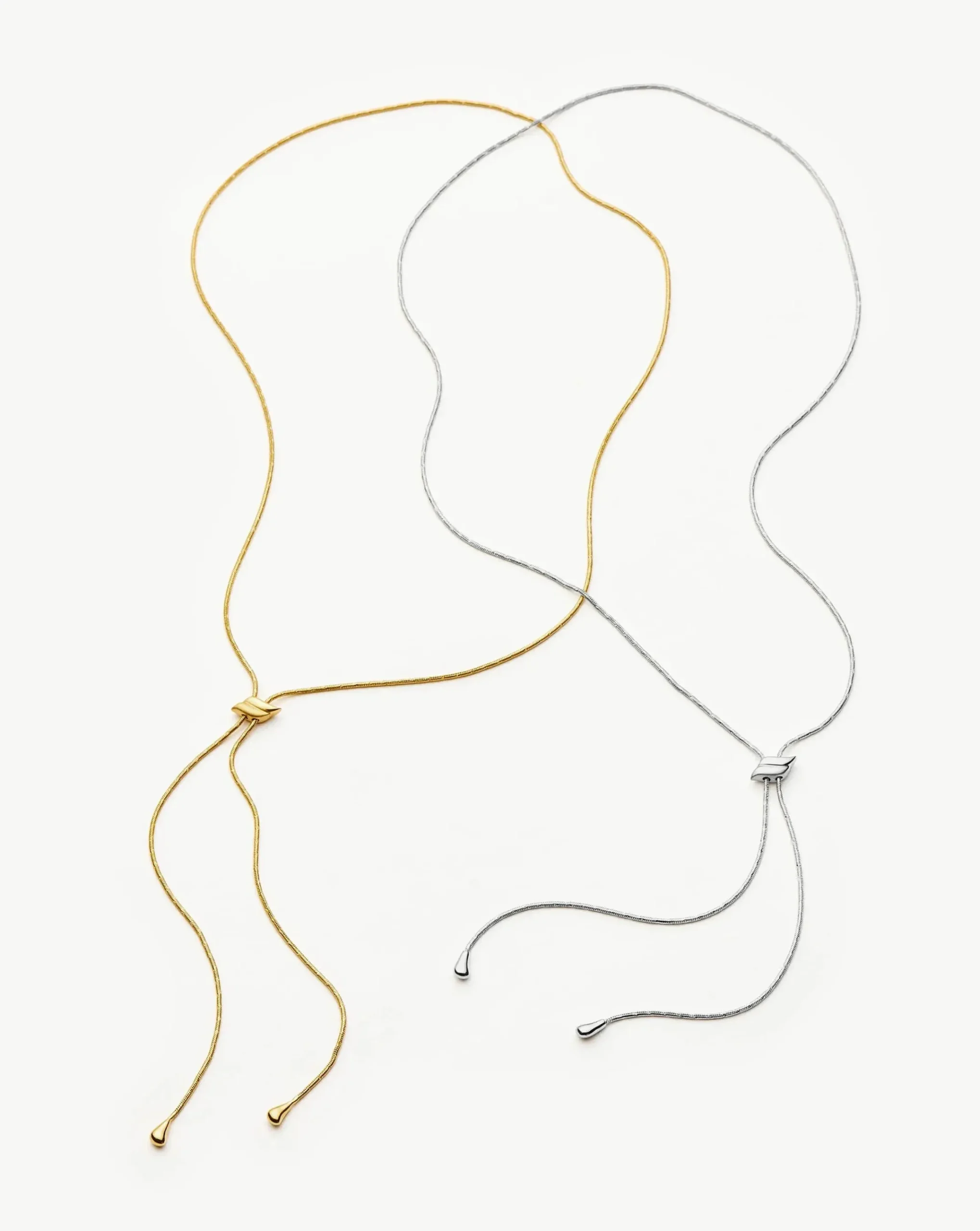 Savi Slider Lariat Chain Necklace