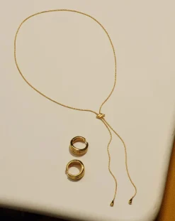 Savi Slider Lariat Chain Necklace