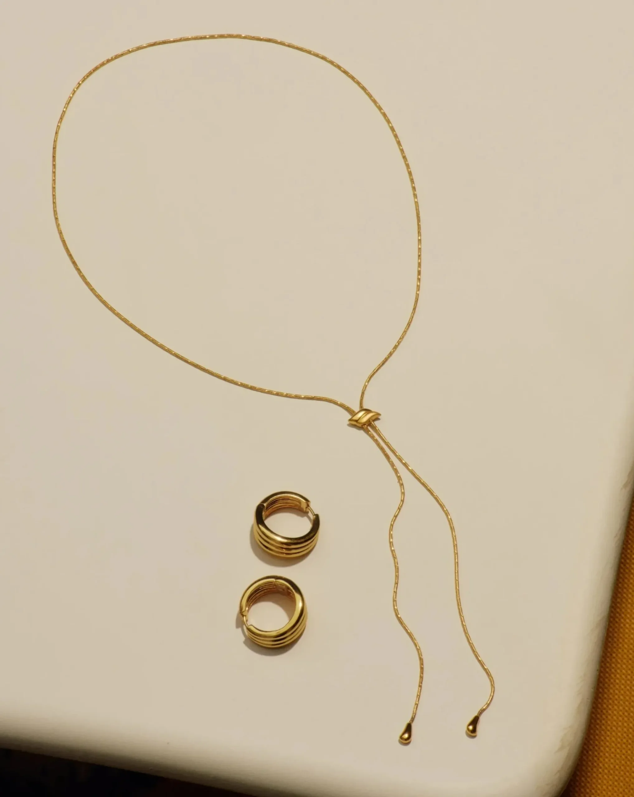 Savi Slider Lariat Chain Necklace