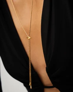 Savi Slider Lariat Chain Necklace