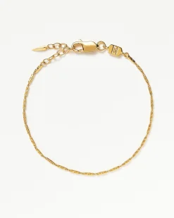 Savi Textured Link Chain Bracelet