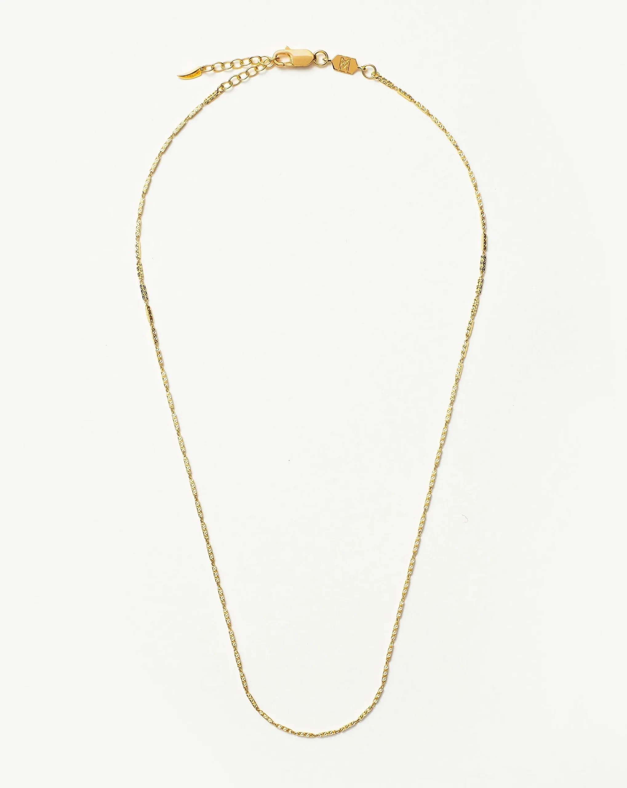 Savi Textured Link Chain Necklace