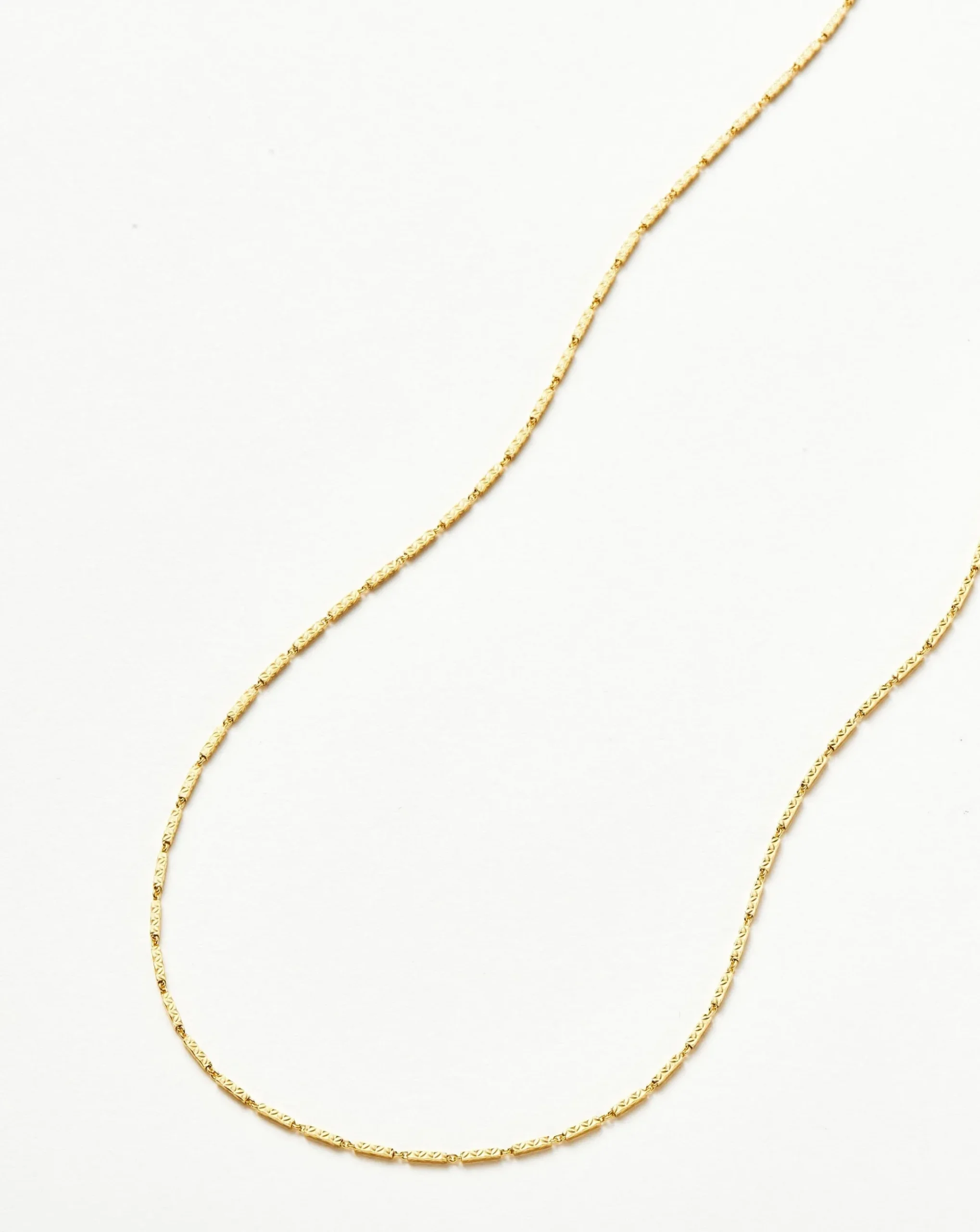 Savi Textured Link Chain Necklace