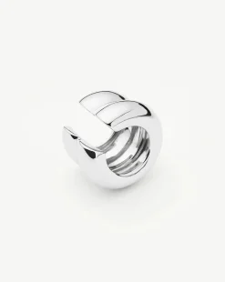Sculptural Chubby Double Ear Cuff