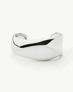 Sculptural Molten Cuff Bracelet
