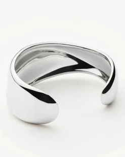 Sculptural Molten Cuff Bracelet