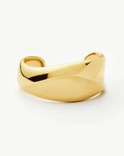 Sculptural Molten Cuff Bracelet