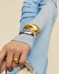 Sculptural Molten Cuff Bracelet