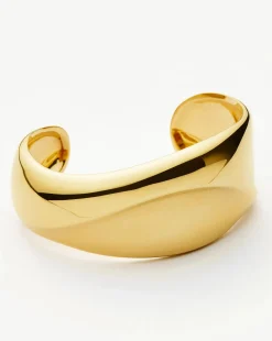 Sculptural Molten Cuff Bracelet