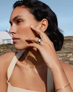 Sculptural Molten Statement Ring