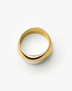 Sculptural Molten Statement Ring