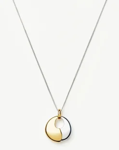 Sculptural Pebble Pendant Necklace Set