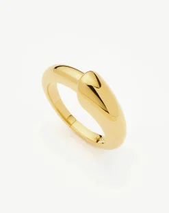 Sculptural Ridge Stacking Ring