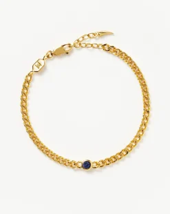 September Birthstone Chain Bracelet