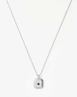 September Birthstone Pendant Necklace