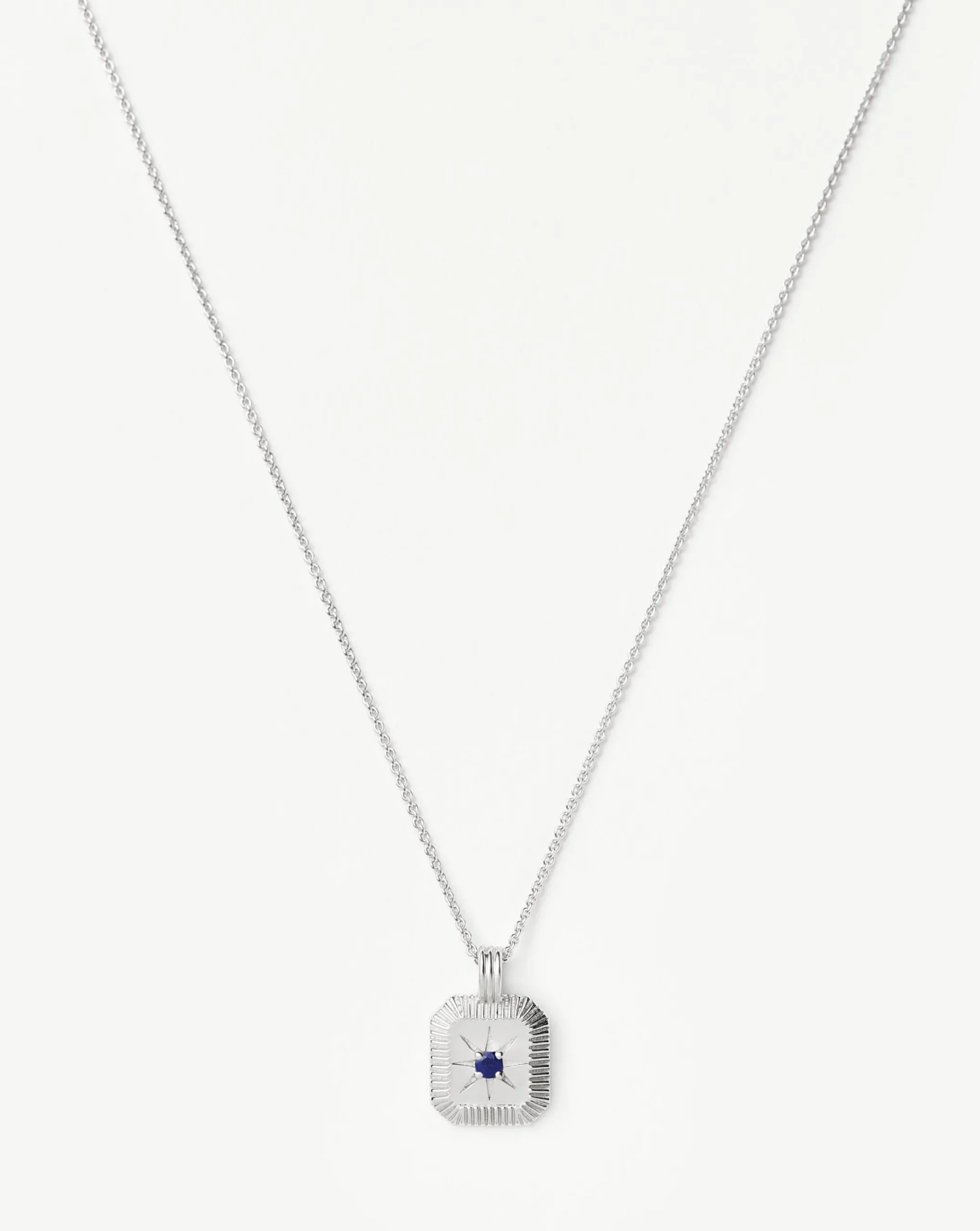 September Birthstone Pendant Necklace
