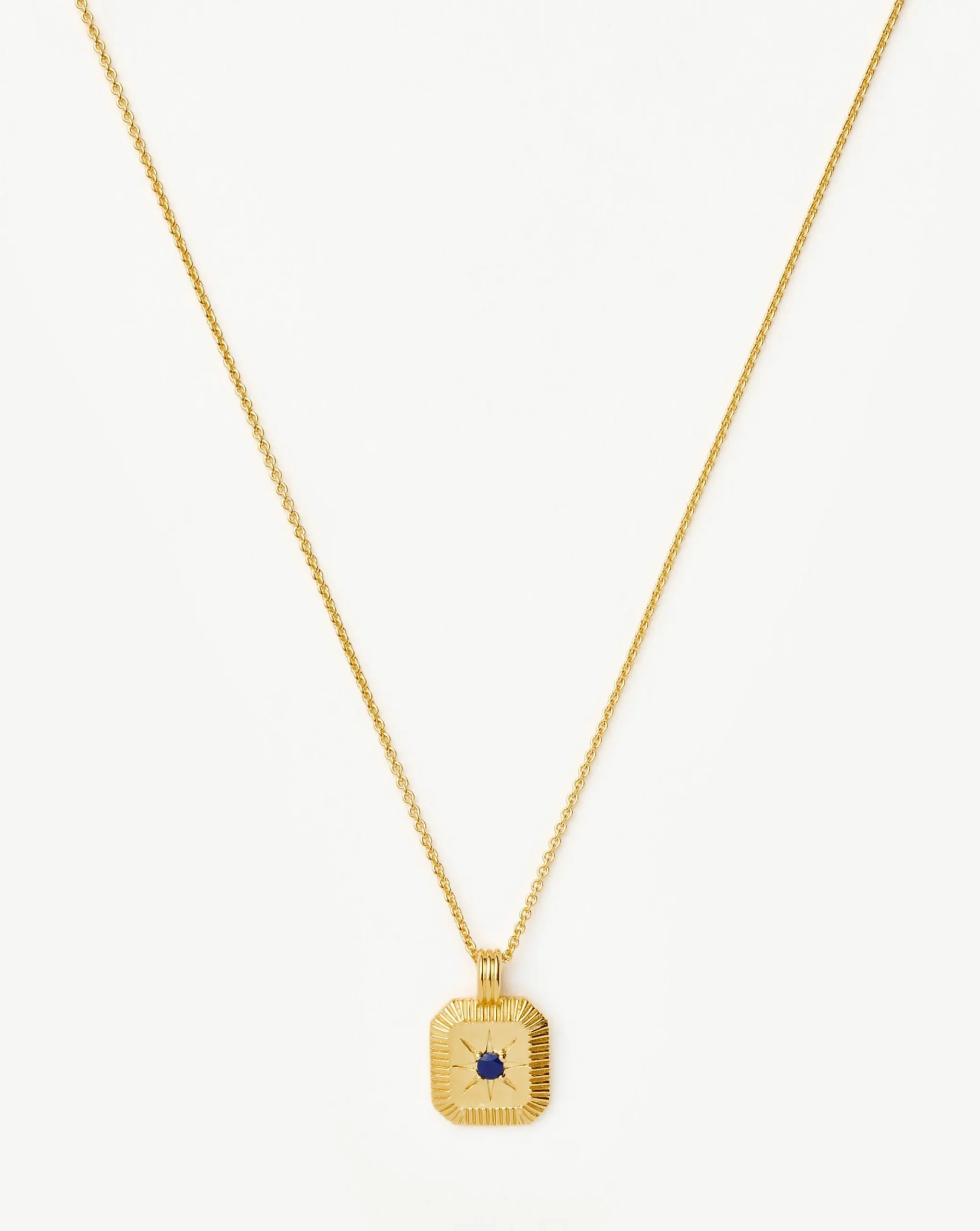 September Birthstone Pendant Necklace