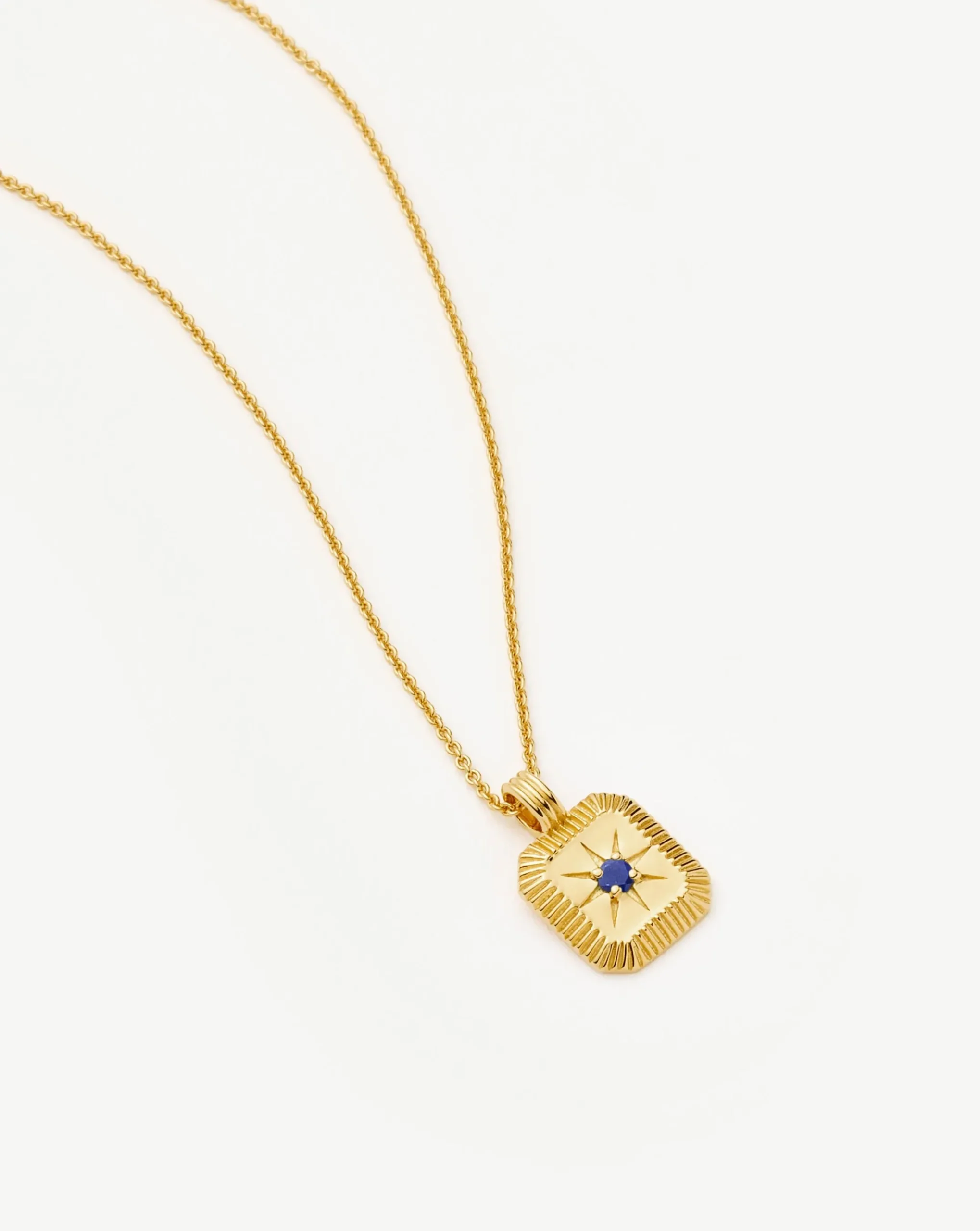 September Birthstone Pendant Necklace