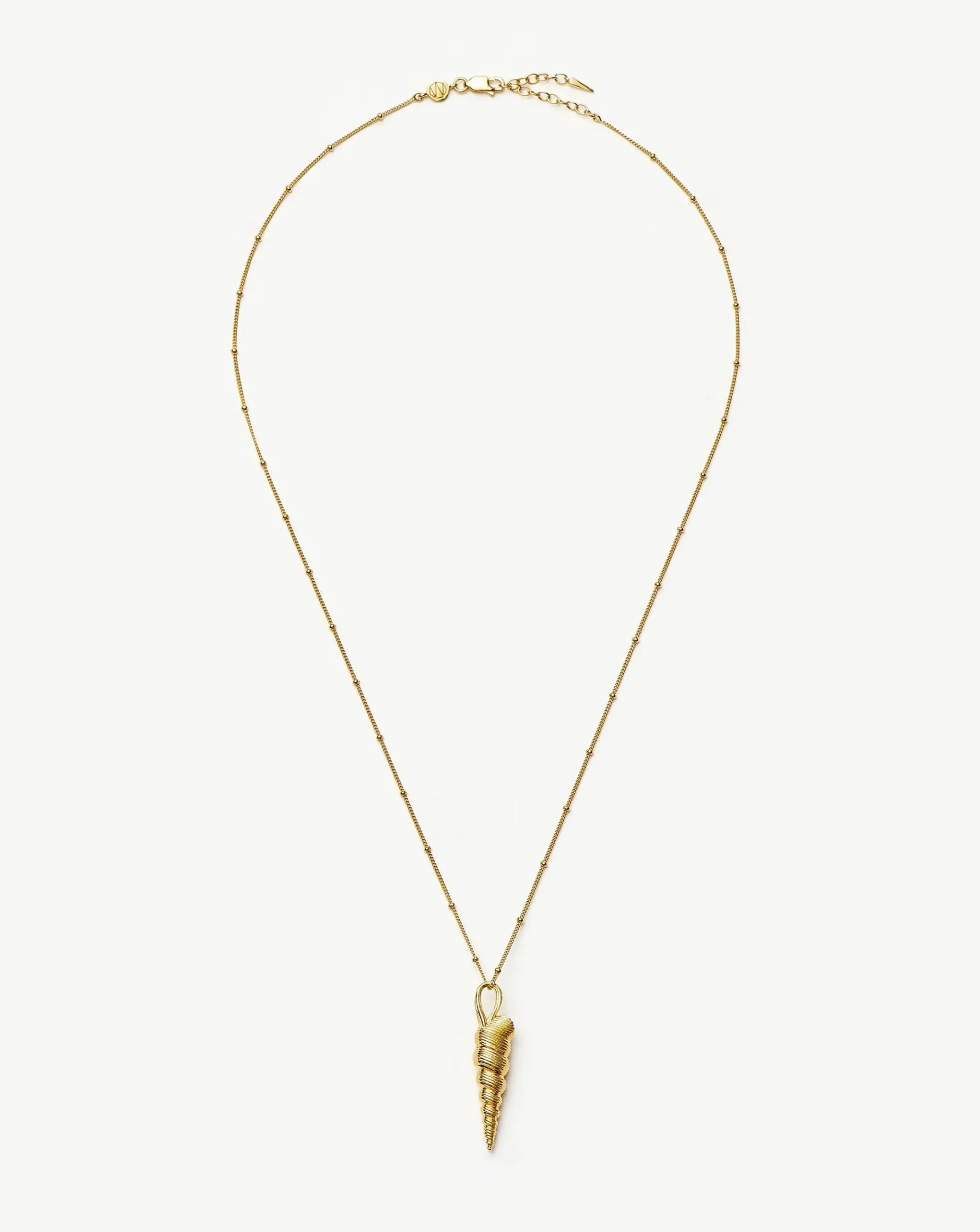 Shell Ridge Pendant Necklace
