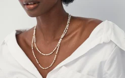 Short Seed Pearl Beaded Necklace