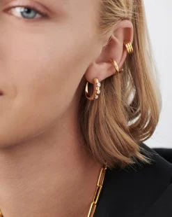 Small Claw Hoop Earrings